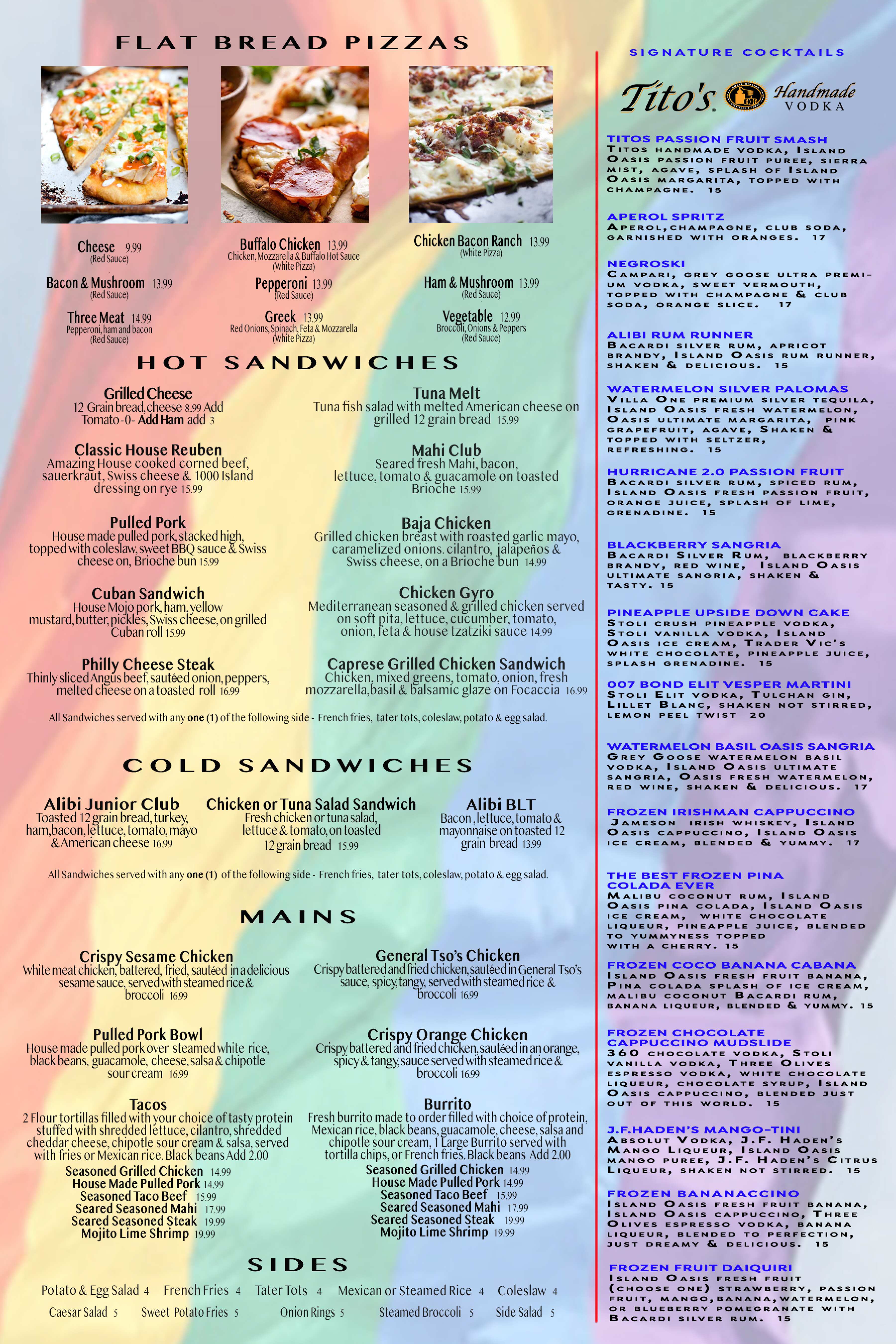 Temporary Menu